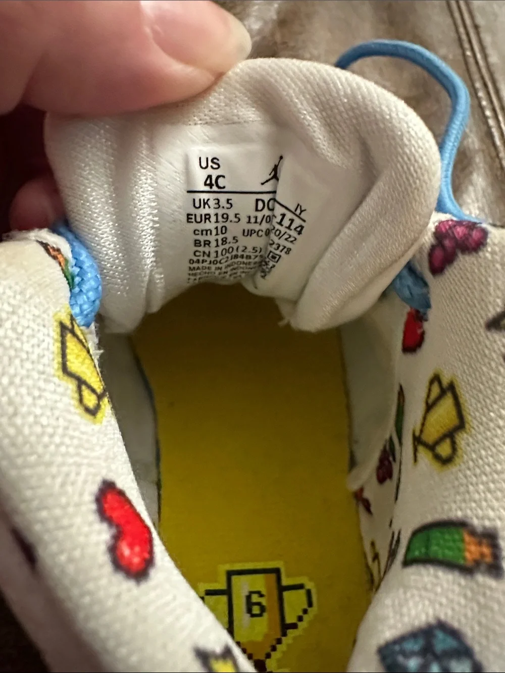 Baby Jordan’s size 4C